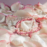 Set of four Conscious Items jewelry bracelets featuring change and transformation themes in various designs.
