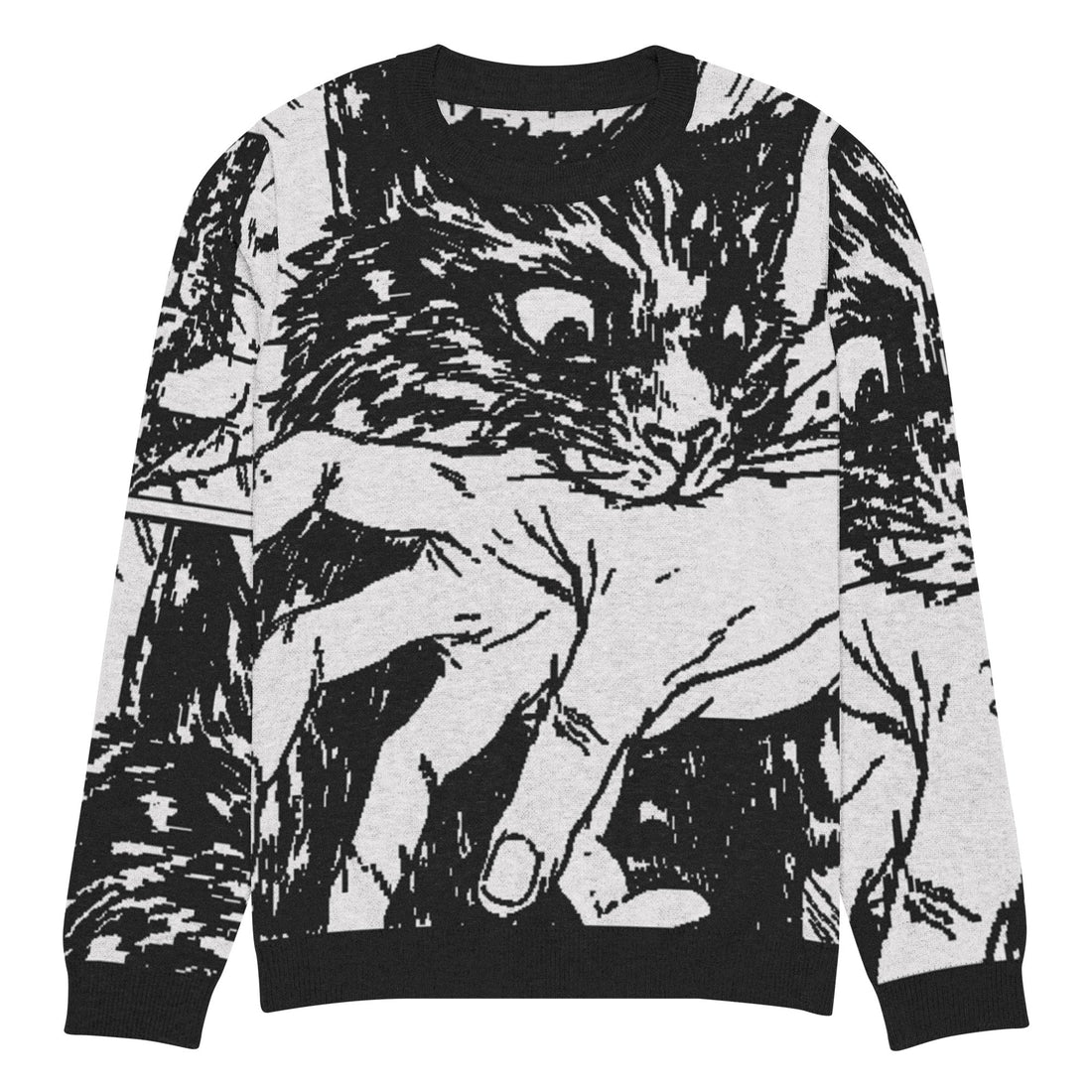 Sudden Attack Knitted Sweatshirt