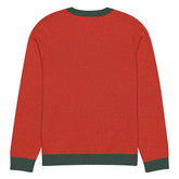 Yūjin Clothing holiday cheer cat sweatshirt featuring festive cat graphic and cozy fabric, perfect for seasonal wear.