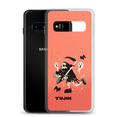 Yūjin Clothing Halloween Grim Reaper Samsung phone case featuring a dark, spooky reaper design on durable protective cover.