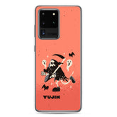 Yūjin Clothing Halloween Grim Reaper Samsung phone case with spooky design, featuring a detailed Grim Reaper illustration on a protective cover.