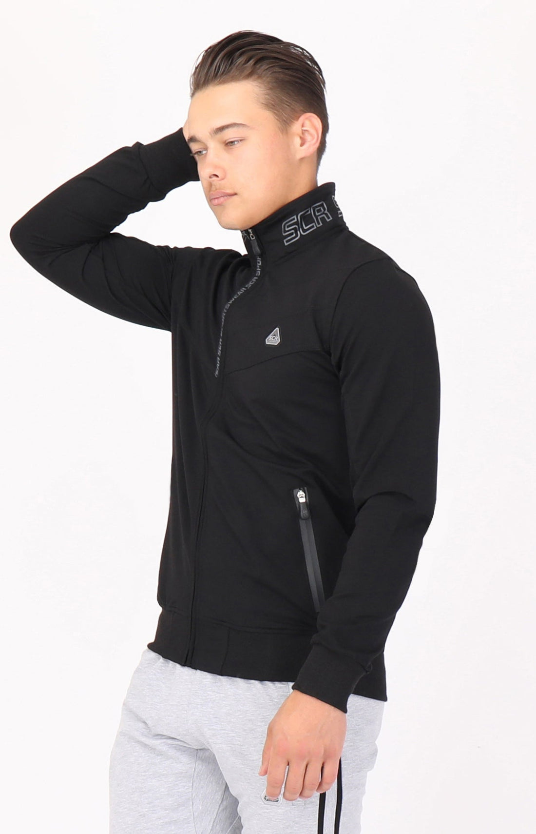 Closeup of SCR Sportswear men&