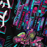 Yūjin Clothing Neo Tokyo T-Shirt featuring a stylish urban graphic design on soft fabric, perfect for casual wear.