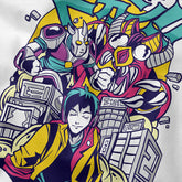 Yūjin Clothing City Life Premium Sweatshirt in gray with a relaxed fit and urban-inspired graphic design on the front.