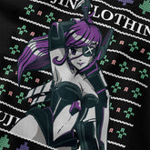 Yūjin Clothing Cypher Girl Christmas T-Shirt featuring festive holiday design and comfortable cotton fabric.