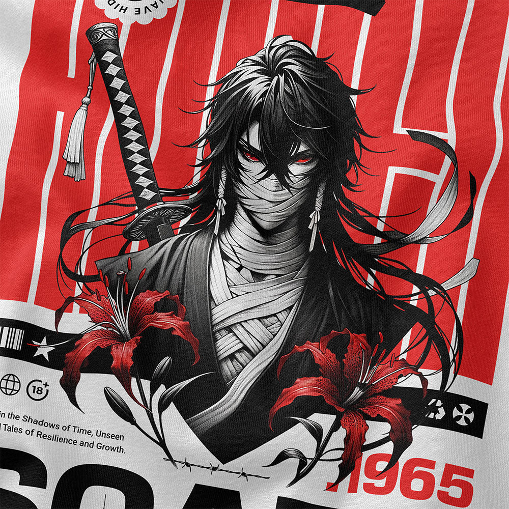 Yūjin Clothing Hidden Scars T-Shirt featuring a stylish graphic design on a comfortable casual tee