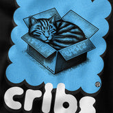 Yūjin Clothing Cribs Cat T-Shirt featuring a playful cat graphic on a casual tee, perfect for feline lovers.