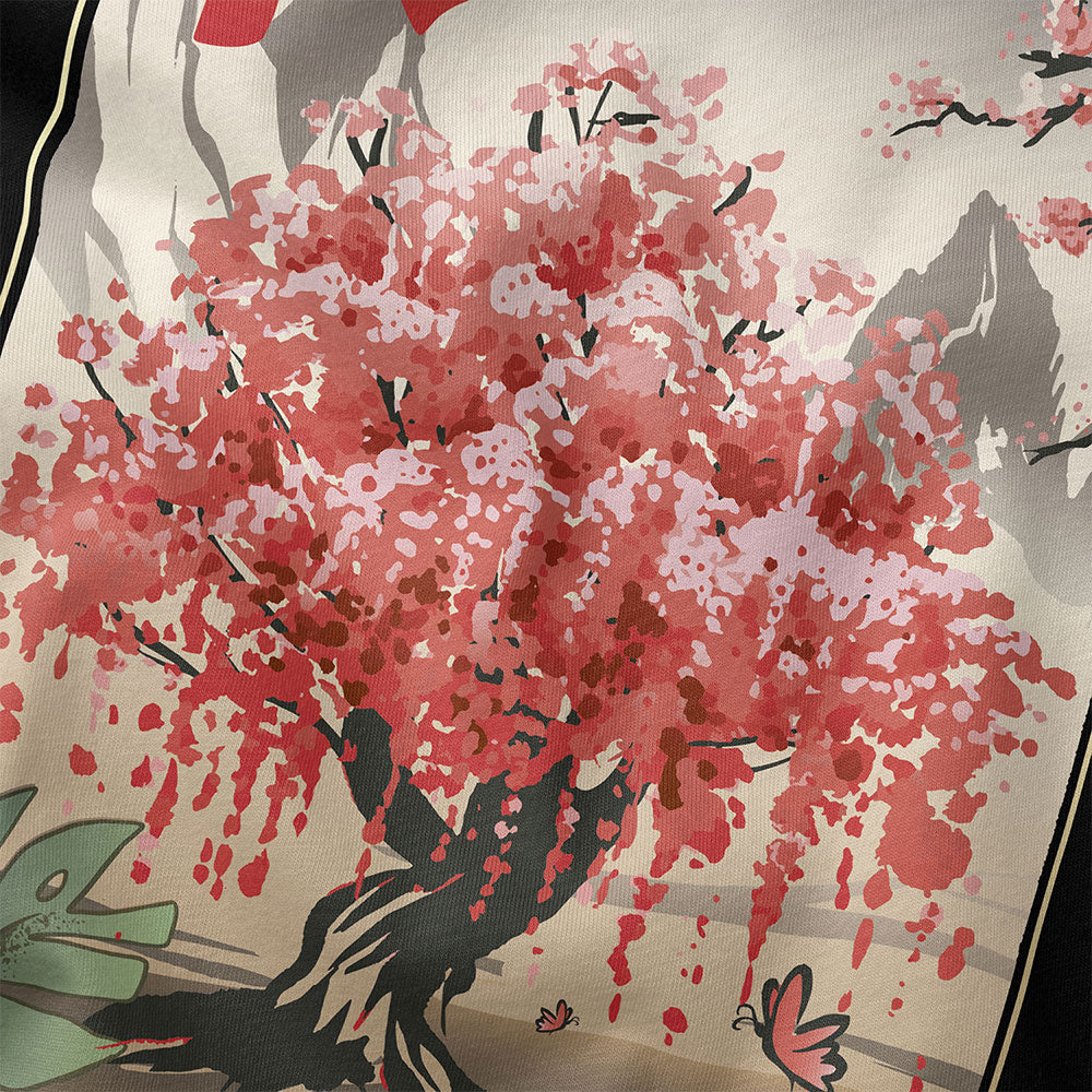 Yūjin Clothing Japanese Tree tank top featuring a nature-inspired design and lightweight fabric, perfect for casual summer wear.
