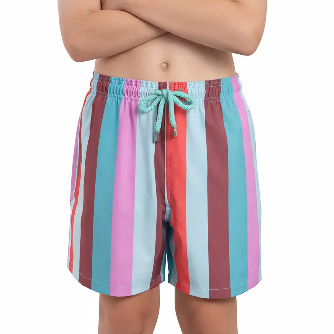 Boys Hybrid Swim &amp; Play Shorts – Coastal Cabana - Zest