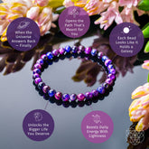 All-Galaxy Tiger’s Eye bracelet by Conscious Items featuring 6mm beads, designed as a Destiny Activator jewelry piece.