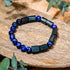 Conscious Items Stress Less Aura Protection Bracelet featuring smooth beads and a calming design for stress relief and aura shielding.