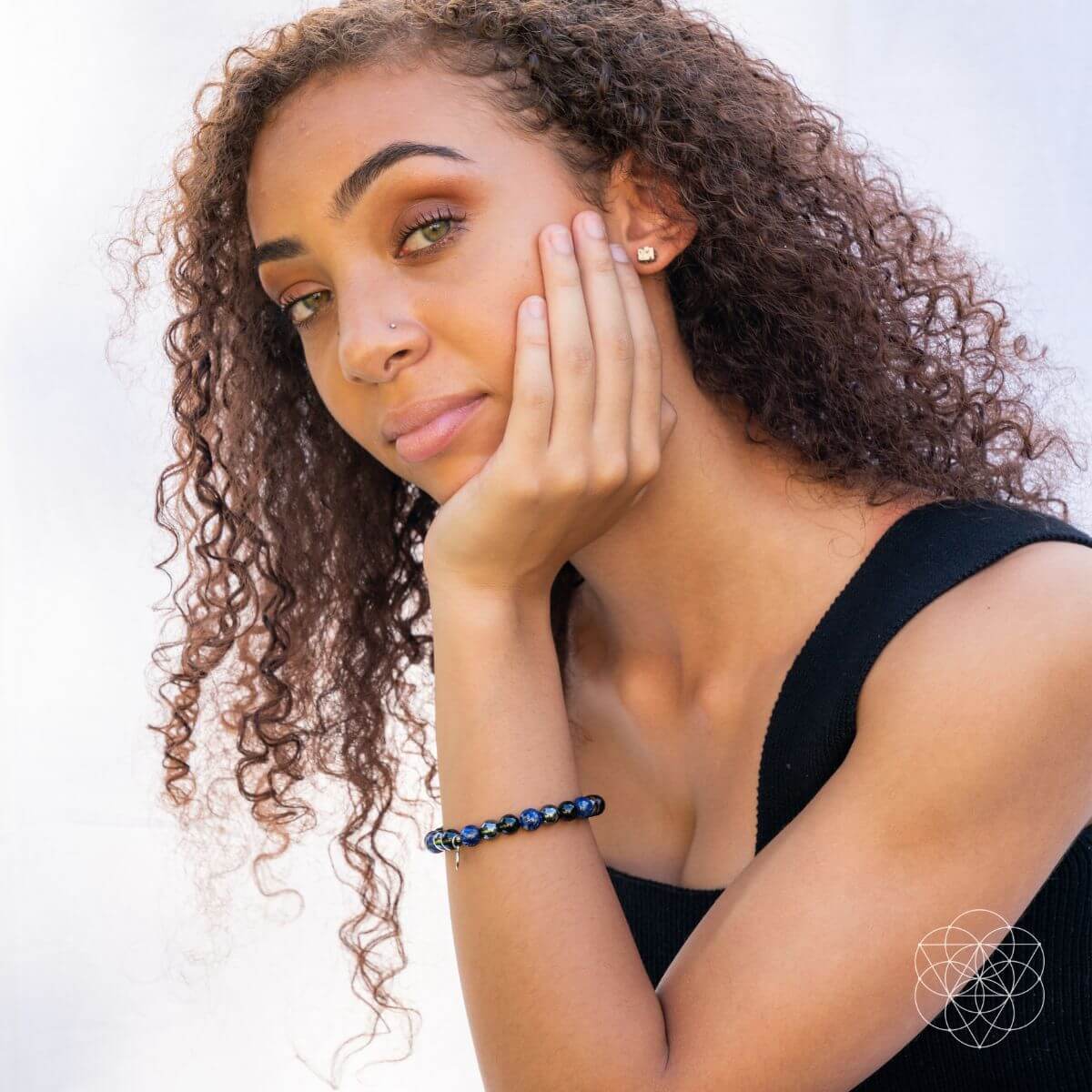Conscious Items Energy-Shield Bracelet featuring a sleek design with adjustable strap and energy-protecting charms.