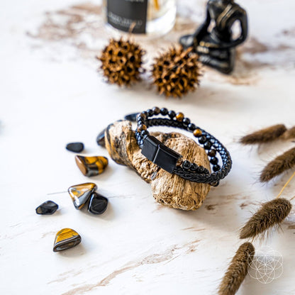 Conscious Items Professional Success Bracelet featuring sleek design and metallic elements, ideal for stylish professional wear.
