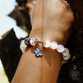 Conscious Items Spiritual Growth Bracelet featuring beads and charms for mindfulness and spiritual development.