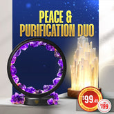 Conscious Items Peace & Purification Duo bundle featuring calming and cleansing products with natural ingredients.