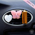 Healing Butterfly crystal car safety kit by Conscious Items, featuring colorful crystals arranged in a decorative set for protection.