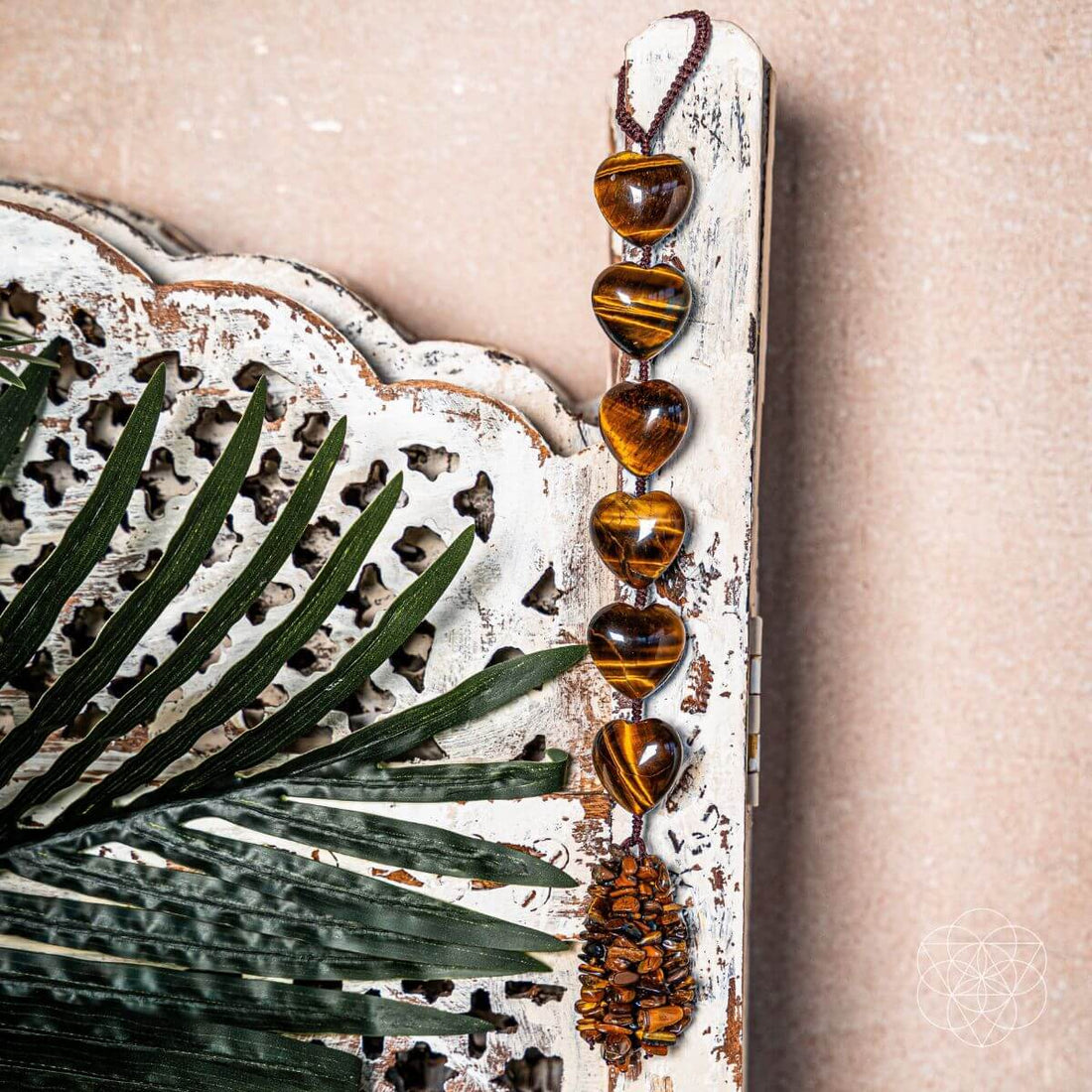 Decorative tassel from Conscious Items, The Protection Tassel, used as a stylish home decoration accessory.
