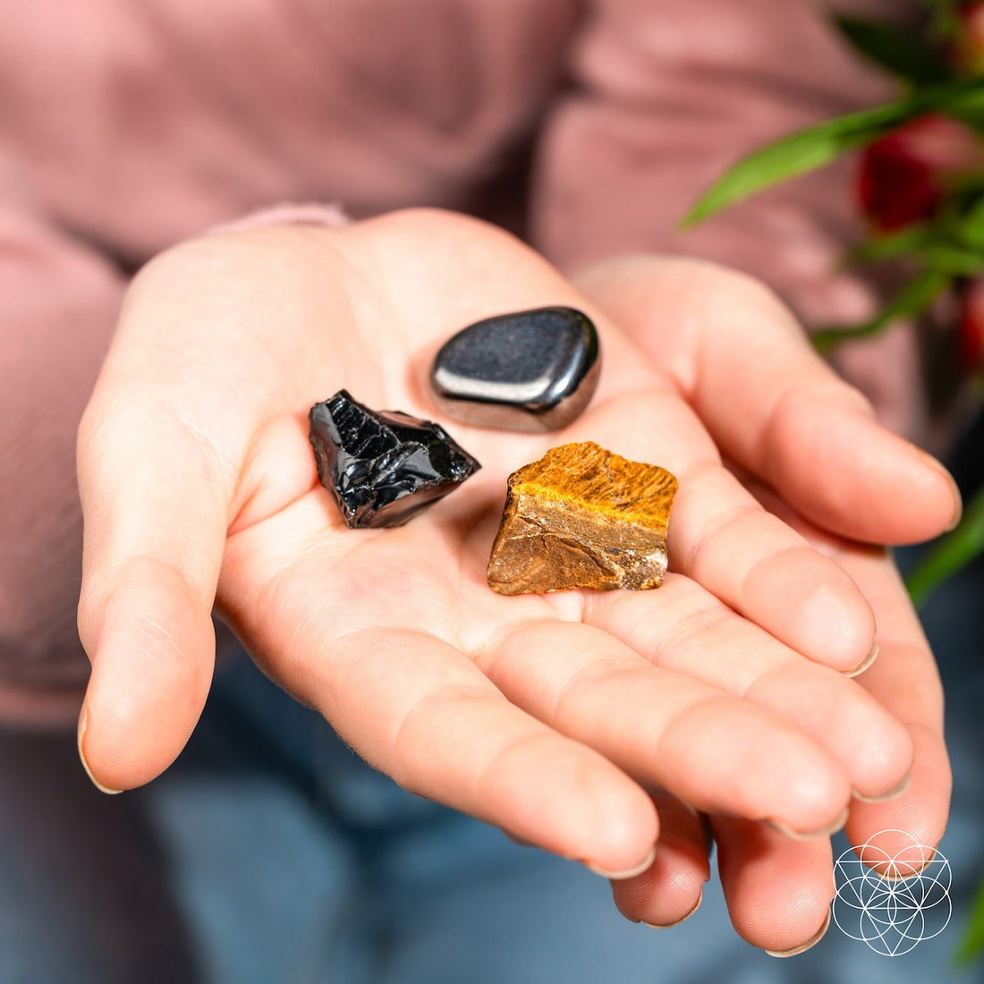 Handcrafted home decoration set called The Triple Protection Trio by Conscious Items, featuring three unique decorative pieces.