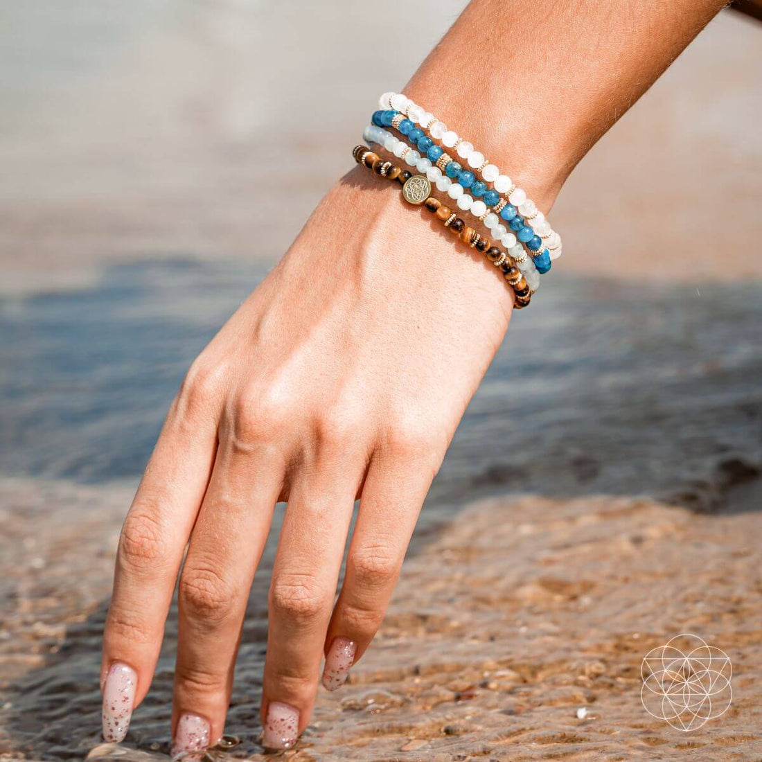 Set of four jewelry bracelets from Conscious Items&