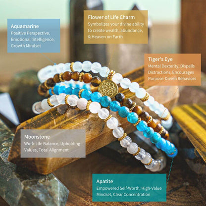 Set of four jewelry bracelets from Conscious Items&