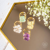 Conscious Items anti-stress rings set featuring small, colorful rings designed to help reduce stress and promote relaxation.