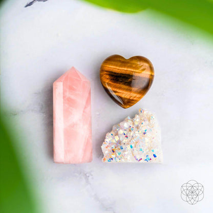 Crystal Fridge Magnets - Trio of Protection &amp; Comfort