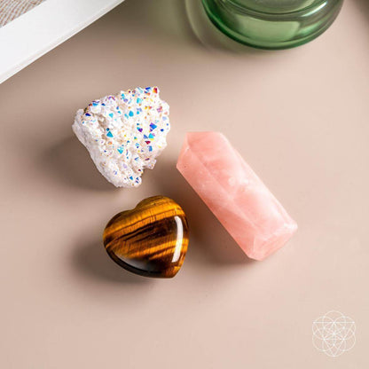 Crystal Fridge Magnets - Trio of Protection &amp; Comfort