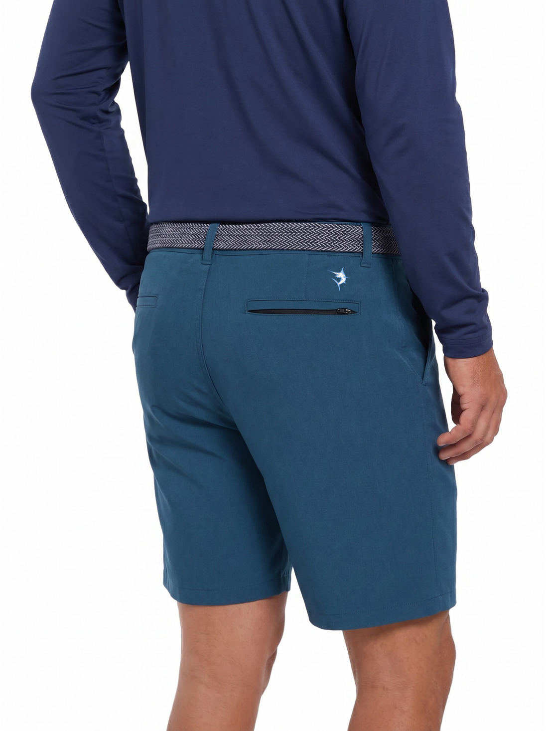 White Water Life Bayport Shorts with zipper back pocket, casual men&