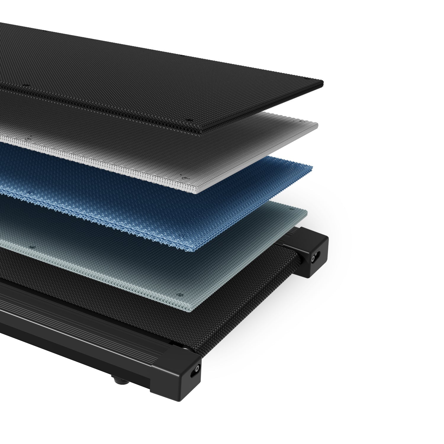 DeerRun A1 Pro Move+ foldable treadmill in black with digital display, showing incline and speed controls, suitable for home use.