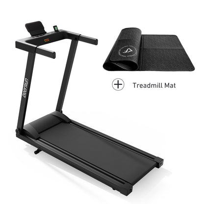 DeerRun All-New 2026 A1 Pro Move+ Smart Foldable Treadmill in black with digital display, incline, and NFC features.