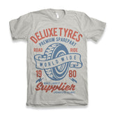 Mens printed T-shirt by Spun Bamboo featuring bamboo viscose and organic cotton with a graphic design.
