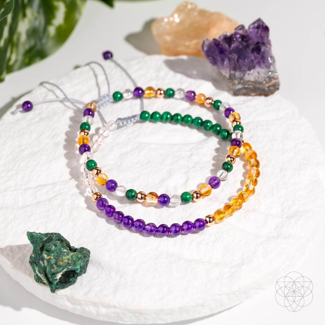 Silver Powerhouse Anklet Set by Conscious Items featuring multiple chain links and adjustable clasps for a stylish look.