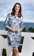 Dizzy-Lizzie Sag Harbor dress with Chinoiserie print, featuring a stylish, flowing design perfect for casual or semi-formal wear.