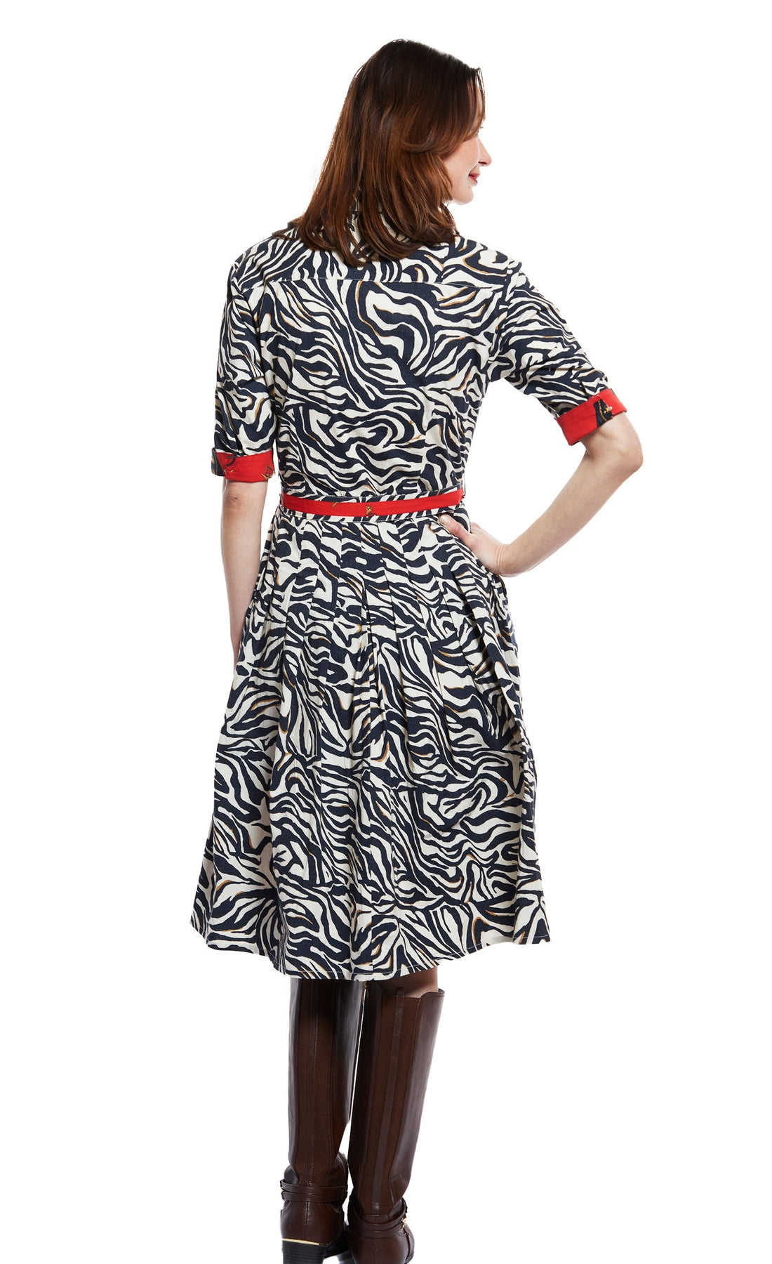Dizzy-Lizzie Mrs Maisel black and white zebra print dress, XS size, stylish and fitted women&