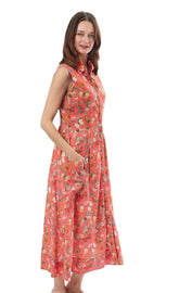 Sea Island Butterfly Print dress by Dizzy-Lizzie featuring a vibrant butterfly pattern and lightweight fabric, perfect for warm weather.