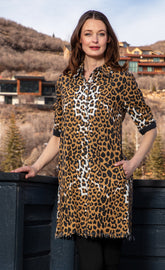 Dizzy-Lizzie Chatham Dress in new cheetah print, lightweight dress with a stylish animal print pattern, perfect for casual wear.