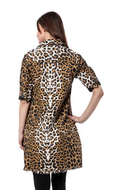 Dizzy-Lizzie Chatham Dress in new cheetah print, featuring a stylish dress design with bold animal print pattern.