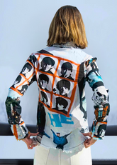 Dizzy-Lizzie Fab 4 Top shirt in XS, featuring a stylish design with a comfortable fit and vibrant fabric.