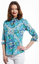 Dizzy-Lizzie Rome 3/4 sleeve shirt with 70&
