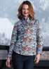 Blue paisley Rome Shirt by Dizzy-Lizzie, showing a stylish men&