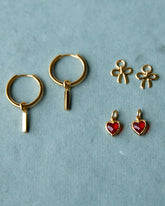 Downeast summer mix and match earrings set featuring various stylish earring styles on a white background.