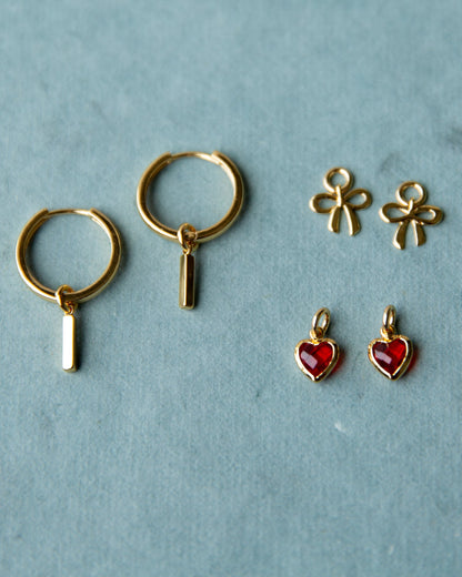Downeast summer mix and match earrings set featuring various stylish earring styles on a white background.