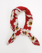 Downeast Essential Summer Scarf featuring lightweight fabric with a vibrant floral pattern, perfect for warm weather accessories.