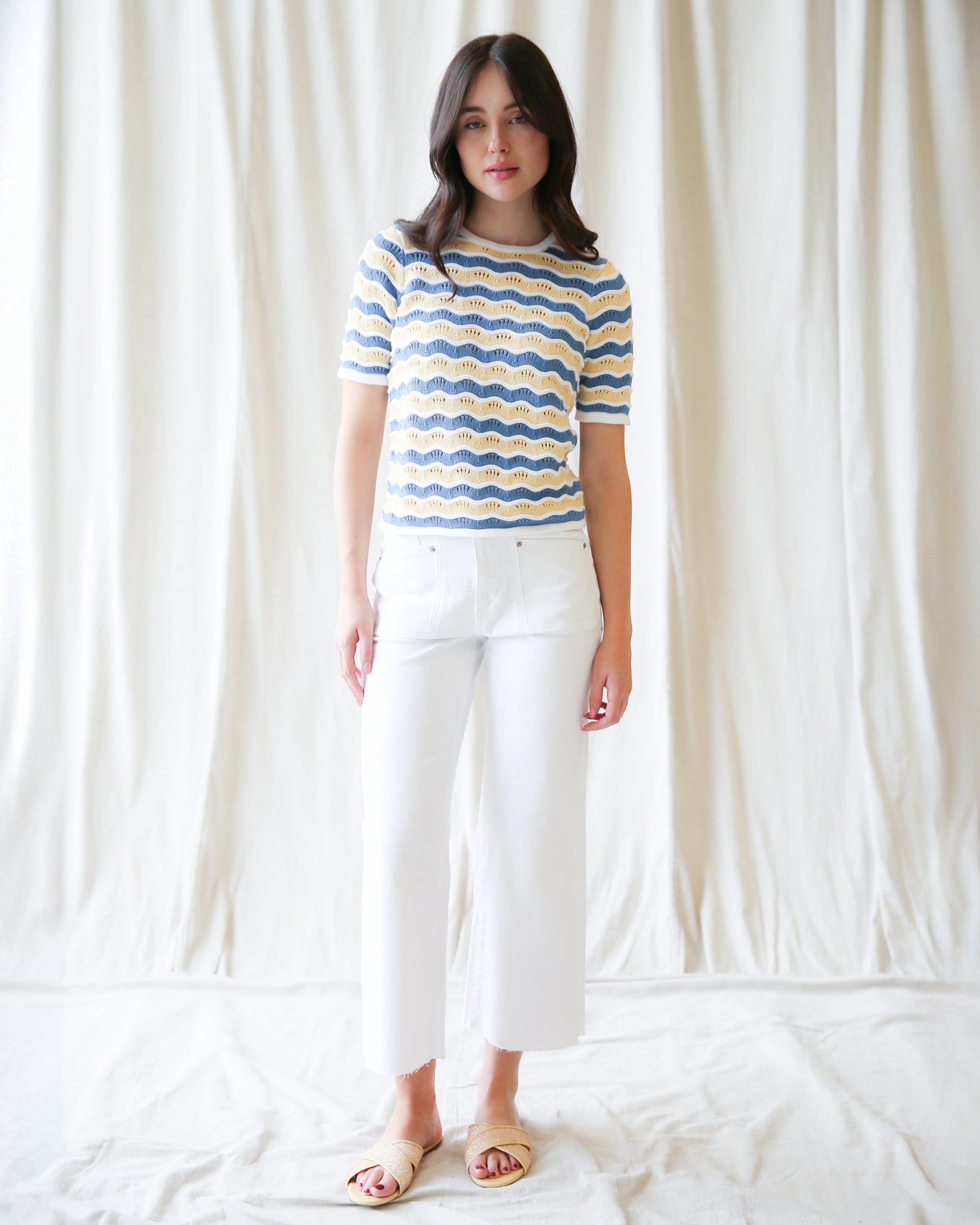 Downeast High Tides sweater featuring a cozy knit design in a relaxed fit, perfect for casual wear.