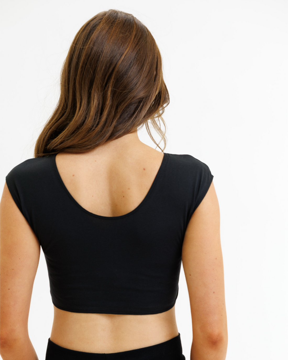 Downeast Demi Tee in soft fabric, featuring a relaxed fit with short sleeves and a classic crew neckline.