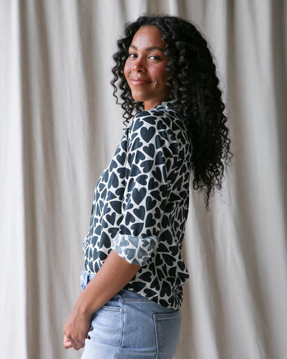 Downeast More Love Top, casual women&