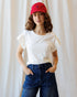 Downeast Charisma Tee, a stylish casual top, featuring a comfortable fit and soft fabric, perfect for everyday wear.