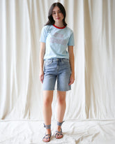 Downeast Sun Kissed Tee, casual short-sleeve top in soft fabric, featuring a relaxed fit and sun-inspired design.