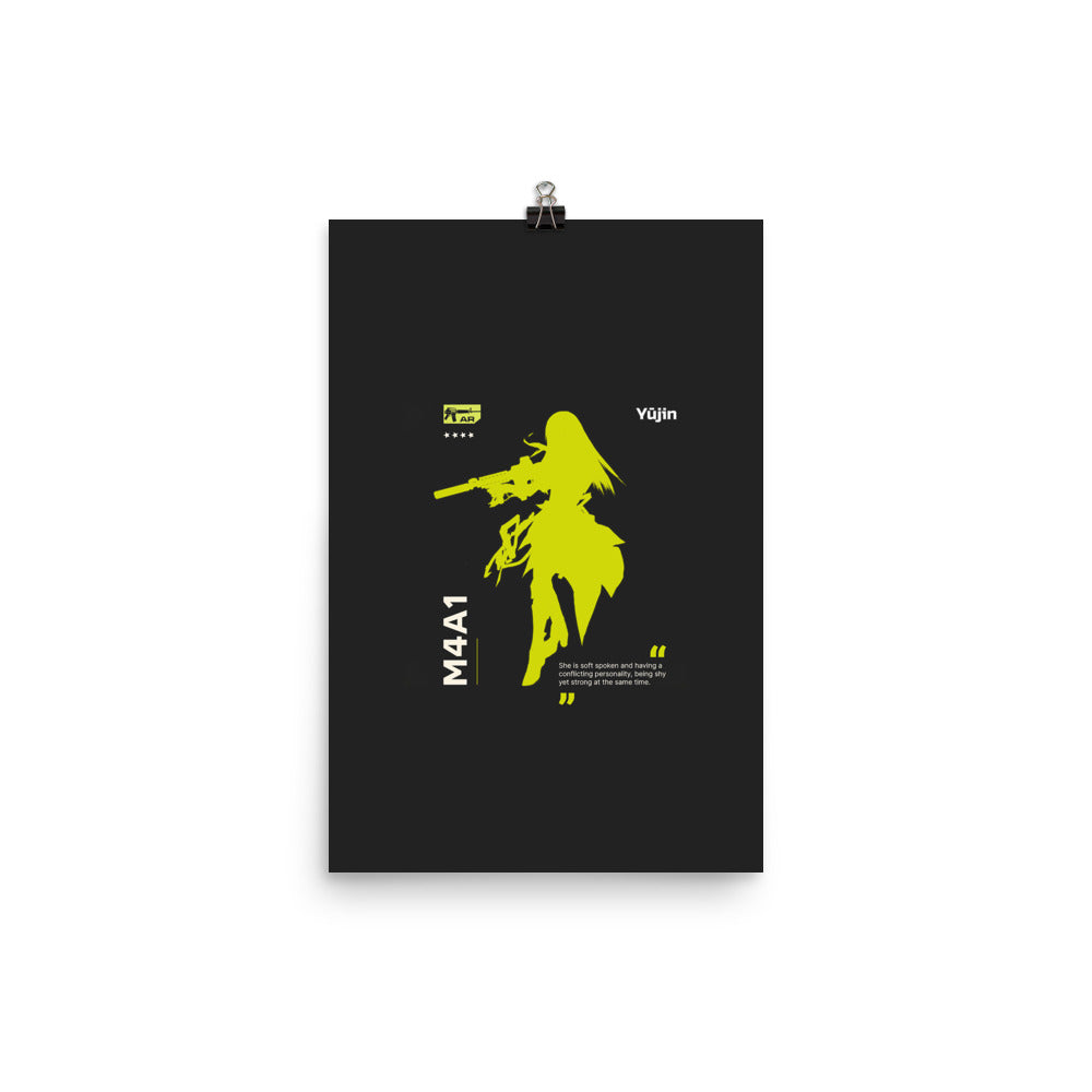 Yūjin Clothing Gamer Girl poster featuring vibrant gaming-themed artwork on high-quality paper, perfect for gaming enthusiasts.