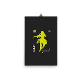 Yūjin Clothing Gamer Girl poster featuring vibrant gaming-themed artwork on high-quality paper, perfect for gaming enthusiasts.